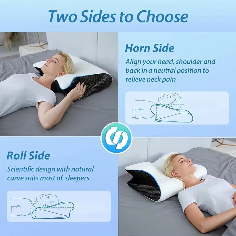 Wellium Ergonomic Cervical Neck Support Pillow