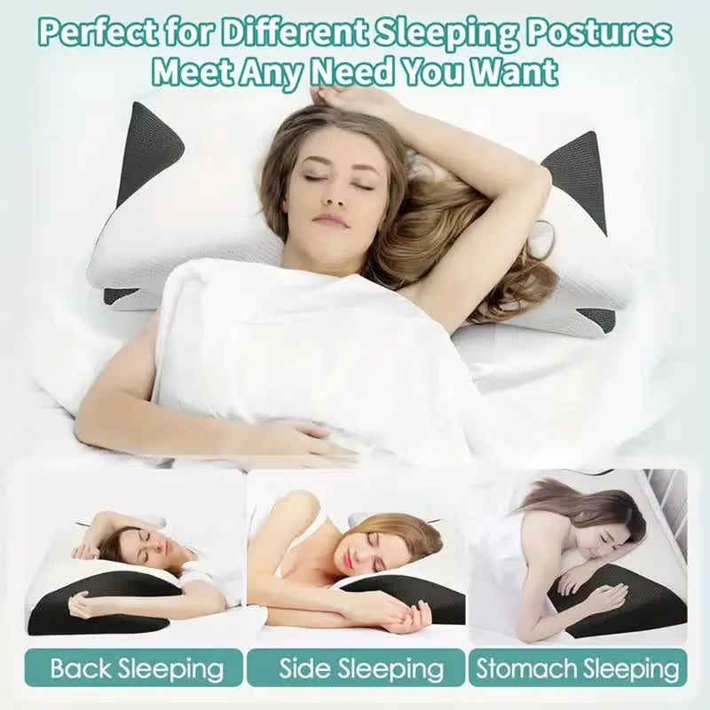Wellium Ergonomic Cervical Neck Support Pillow